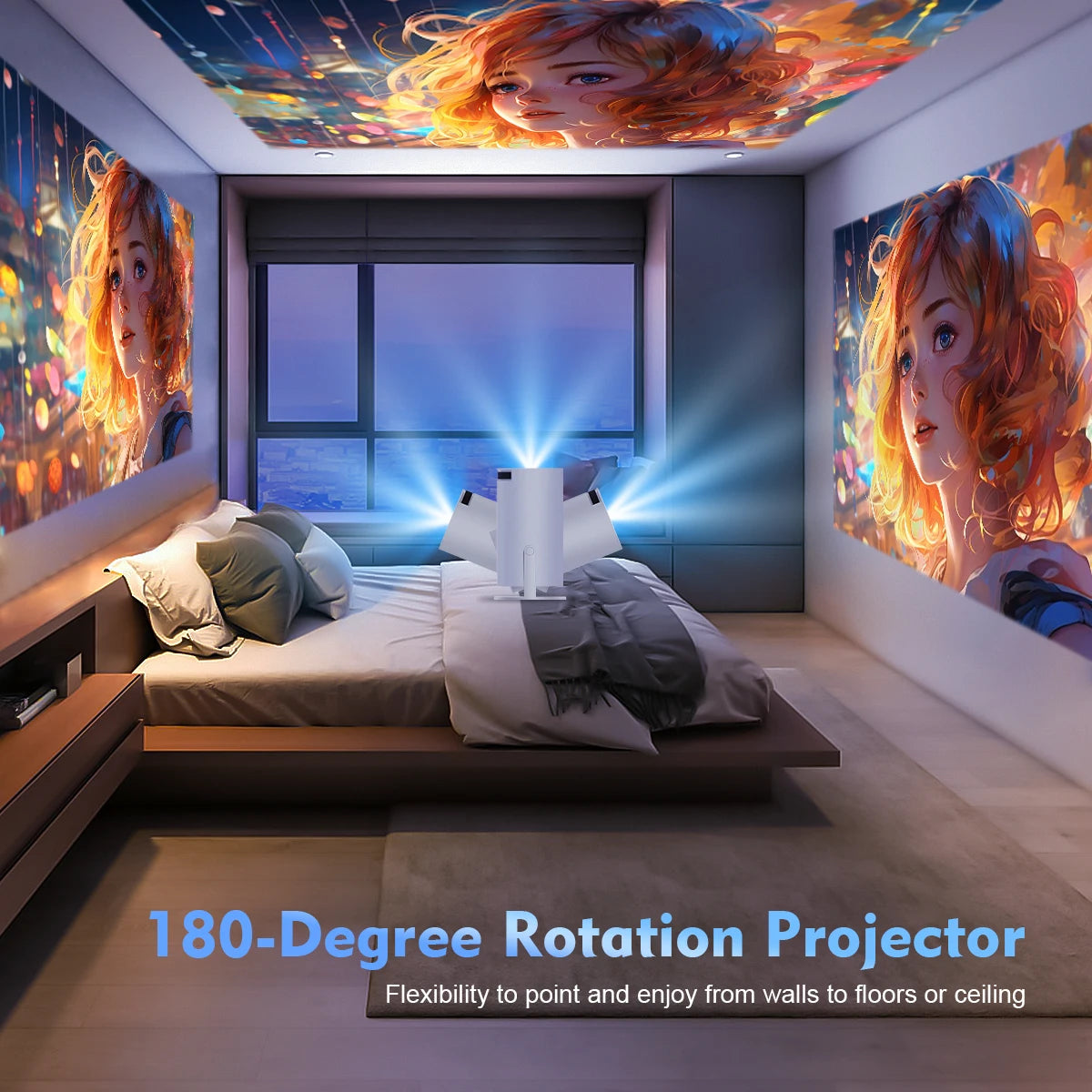 Projecteur Pro Android 11 Wifi6 BT5.0
