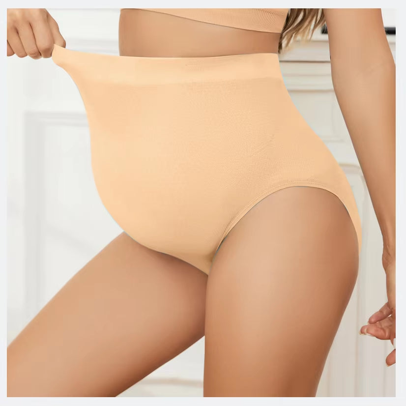 Pregnant Women'S Underwear with a Seamless High Waisted Design Comfortable and Breathable during Pregnancy