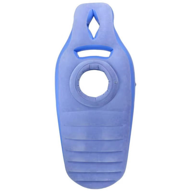 Yoga Mat for Pregnant Women Comfortable Flocking PVC Inflatable Mattress with Hole Exercise Home Sports Gym Fitness Pilates Pads