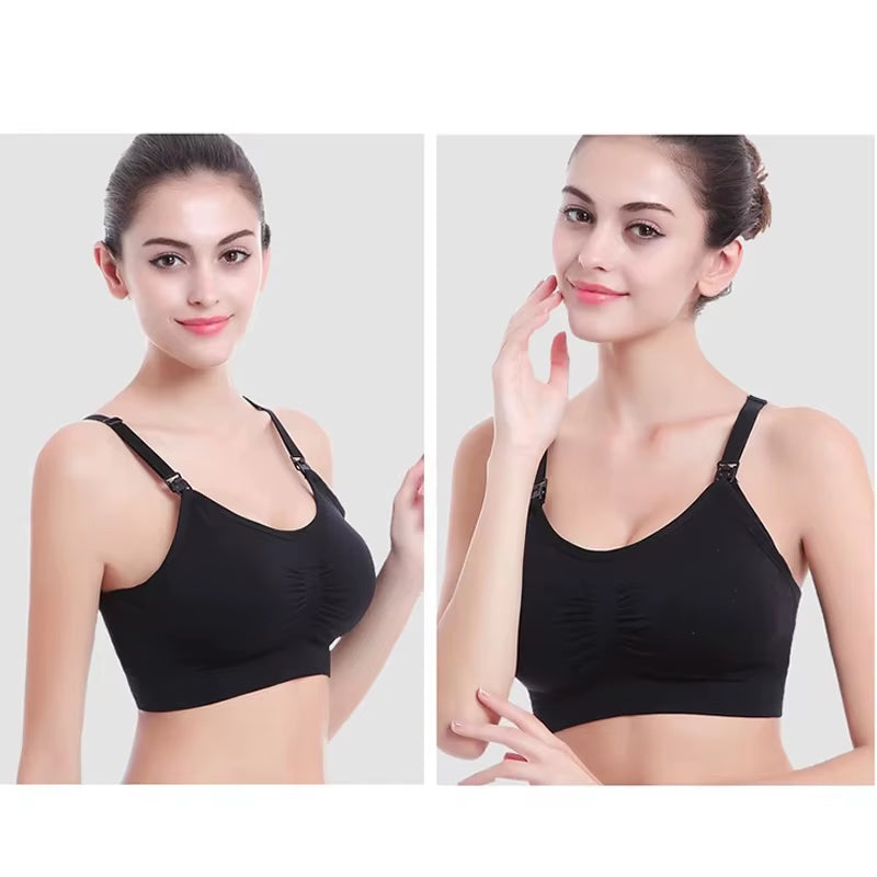 Nursing Bra without Bones Maternity Bras Pregnancy Clothes Prevent Sagging Breastfeeding Women Breathable Lactancia Feeding Bras