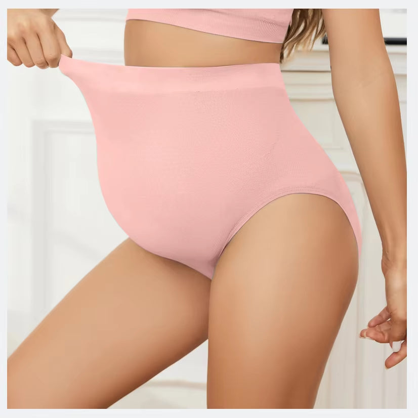 Pregnant Women'S Underwear with a Seamless High Waisted Design Comfortable and Breathable during Pregnancy