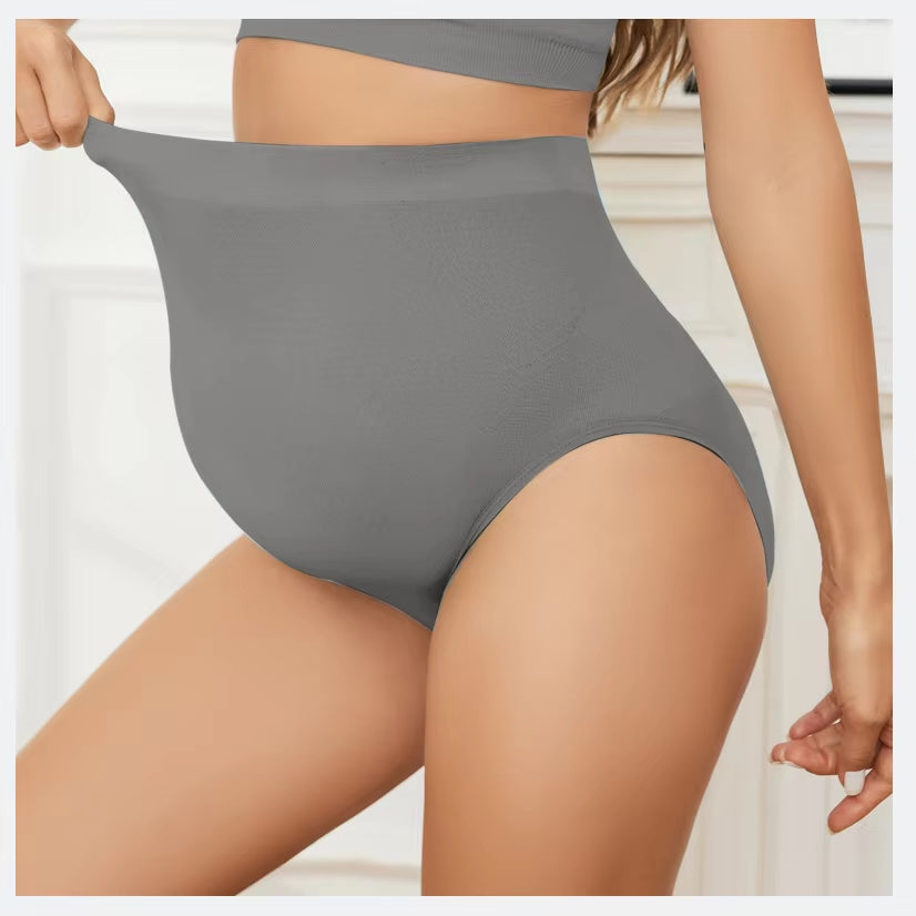 Pregnant Women'S Underwear with a Seamless High Waisted Design Comfortable and Breathable during Pregnancy