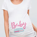 Women Pregnancy T-Shirt It'S a Girl Baby Print Pregnant Maternity T Shirts Funny Pregnant Women Summer Tees Pregnant Tops