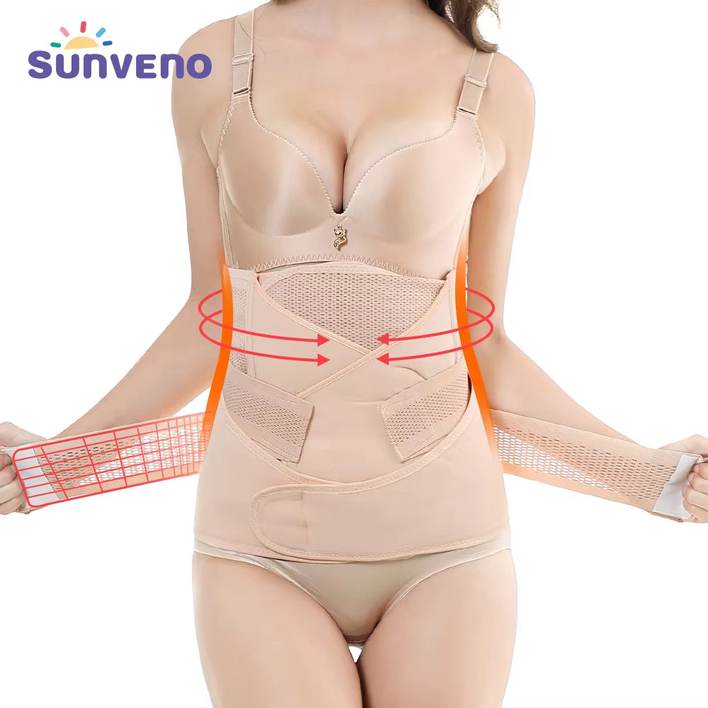3In1 Belly/Abdomen/Pelvis Postpartum Belt Body Recovery Shapewear Waist Cincher Belly Bands Pregnancy Maternity Clothing